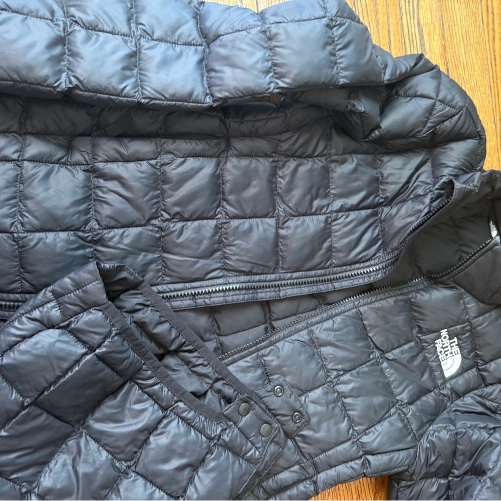 The North Face Kids Quilted Black Puffer Coat